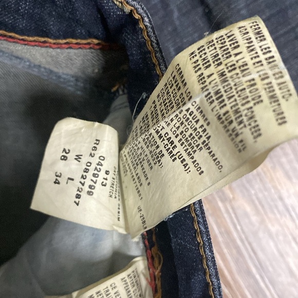 Tommy Hilfiger V-front vintage low rise w/fading details throughout 26/34 - Picture 14 of 15